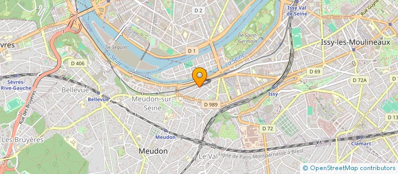 localisation de l'entreprise WEKERZ à ISSY-LES-MOULINEAUX
