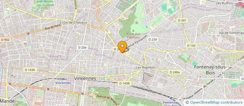 localisation de l'entreprise WEKND SAS à FONTENAY-SOUS-BOIS
