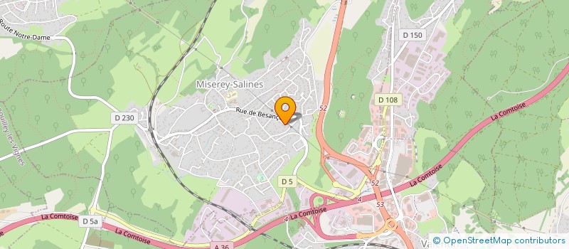 localisation de l'entreprise WEKO  MISEREY-SALINES