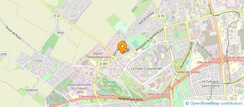 localisation de l'entreprise WEKTOO à CAEN