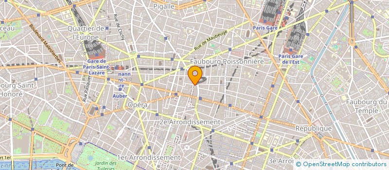 localisation de l'entreprise WEL COM à PARIS