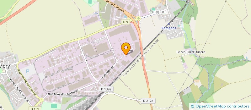 localisation de l'entreprise WEL GROUP à COMPANS