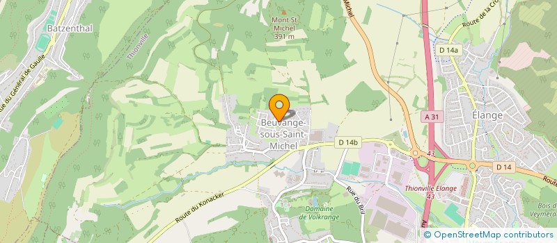 localisation de l'entreprise WEL3H LE BEFFROI à THIONVILLE