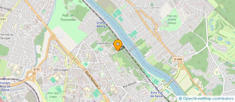 localisation de l'entreprise WELBAT à EVRY-COURCOURONNES