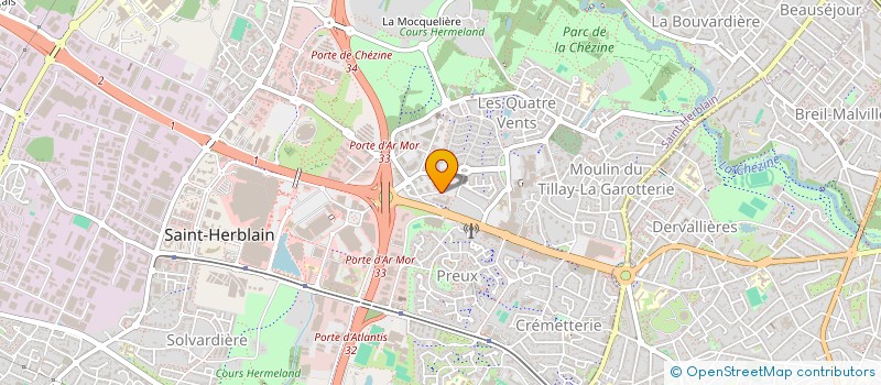 localisation de l'entreprise WELBOND ARMATURES à SAINT-HERBLAIN