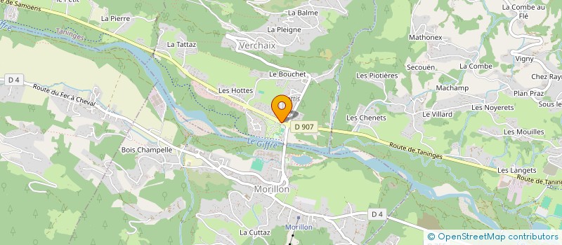 localisation de l'entreprise WELC'HOME  VERCHAIX