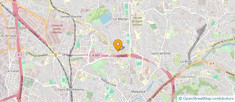 localisation de l'entreprise WELC'HOME SOINS à MARSEILLE