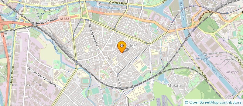 localisation de l'entreprise WELCKER à STRASBOURG