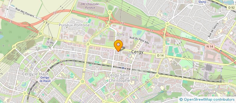 localisation de l'entreprise WELCOM'IN CONCIERGERIE  CERGY