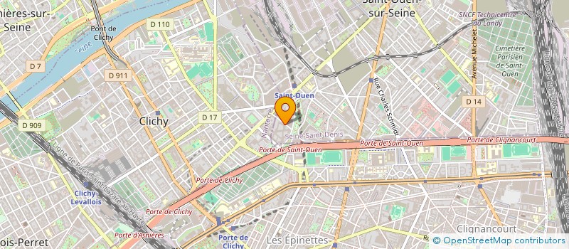 localisation de l'entreprise WELCOME à SAINT-OUEN-SUR-SEINE