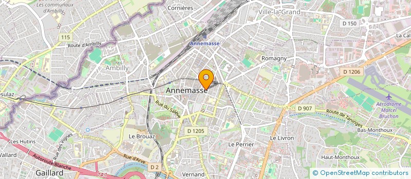 localisation de l'entreprise WELCOME à ANNEMASSE