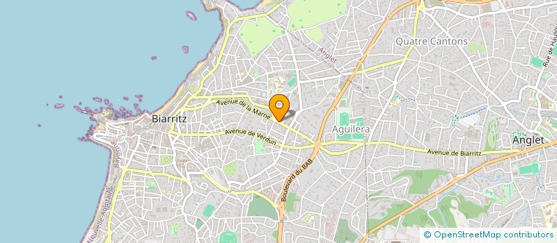 localisation de l'entreprise WELCOME à BIARRITZ