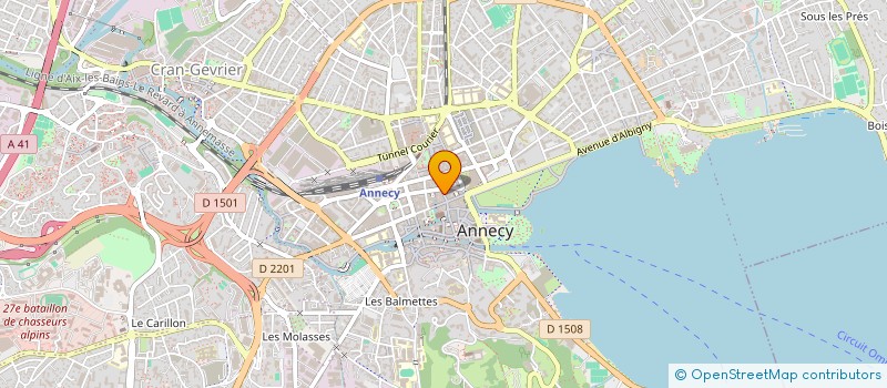 localisation de l'entreprise WELCOME à ANNECY