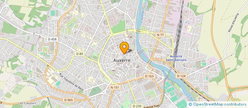 localisation de l'entreprise WELCOME à AUXERRE