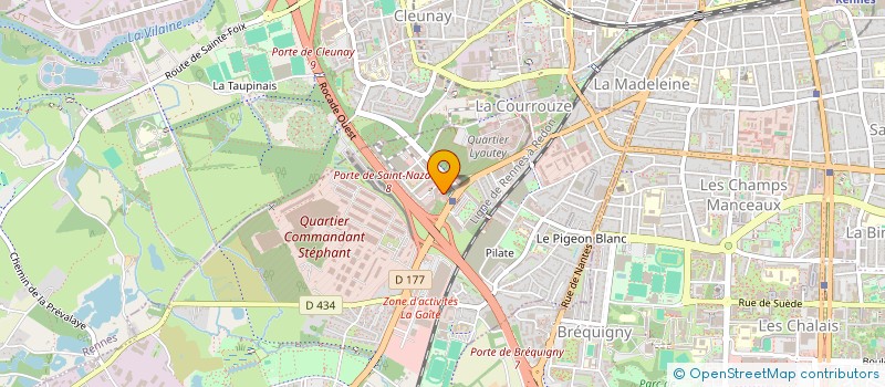 localisation de l'entreprise WELCOME  SAINT-JACQUES-DE-LA-LANDE