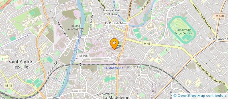 localisation de l'entreprise WELCOME & CO à MARCQ-EN-BARŒUL