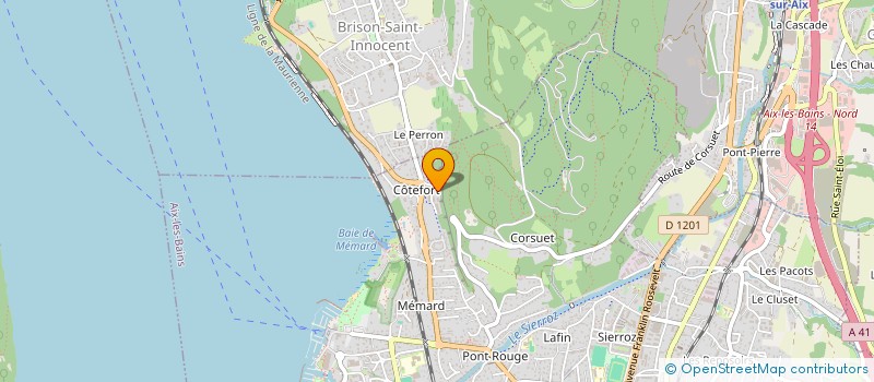 localisation de l'entreprise WELCOME DRIVE  AIX-LES-BAINS