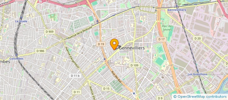 localisation de l'entreprise WELCOME HABIBI à GENNEVILLIERS