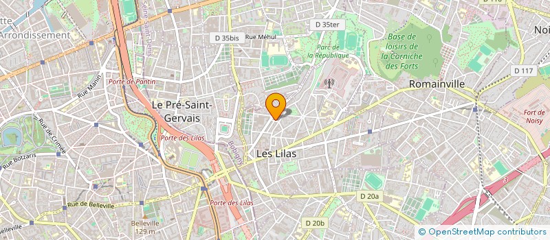 localisation de l'entreprise WELCOME MEDIA à LES LILAS