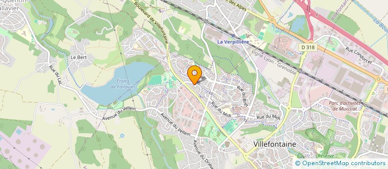 localisation de l'entreprise WELCOME.NET  VILLEFONTAINE