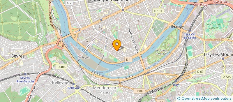 localisation de l'entreprise WELCOME PARIS CAR à BOULOGNE-BILLANCOURT