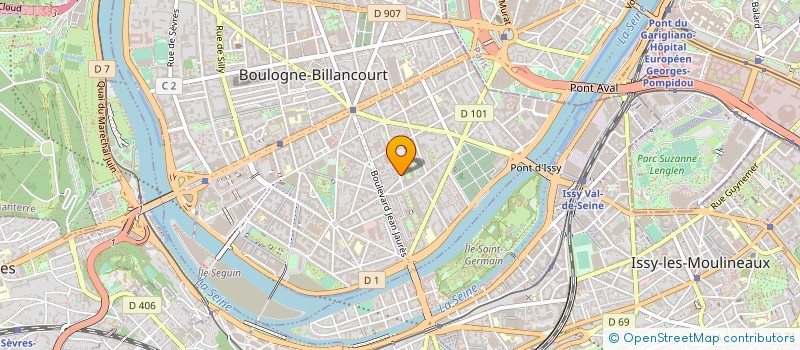 localisation de l'entreprise WELCOME PROD AGENCY à BOULOGNE-BILLANCOURT