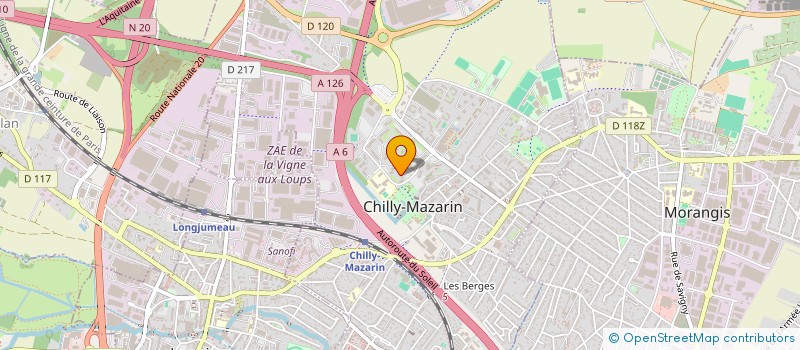 localisation de l'entreprise WELCOST à CHILLY-MAZARIN