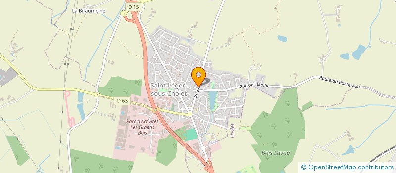 localisation de l'entreprise WELD'M INDUSTRIE  SAINT-LEGER-SOUS-CHOLET