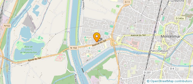 localisation de l'entreprise WELDINE  MONTELIMAR