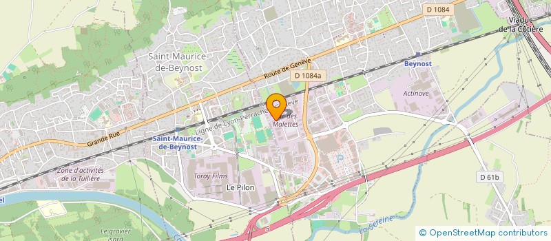 localisation de l'entreprise WELDING PHARMA FRANCE à BEYNOST