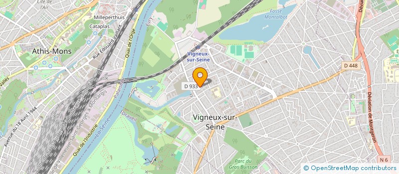 localisation de l'entreprise WELDOM VTC à VIGNEUX-SUR-SEINE