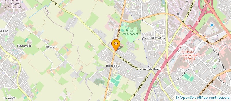 localisation de l'entreprise WELDUP  RONCQ