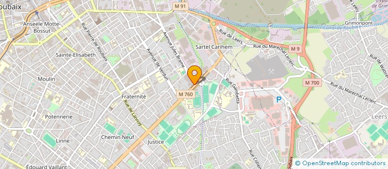 localisation de l'entreprise WELE MAPANZI  ROUBAIX