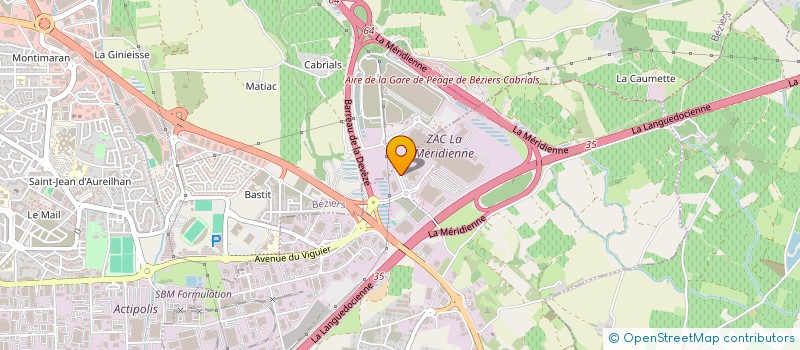 localisation de l'entreprise WELEASE à VILLENEUVE-LES-BEZIERS
