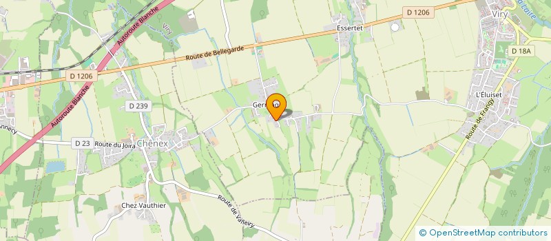 localisation de l'entreprise WELETA  VIRY