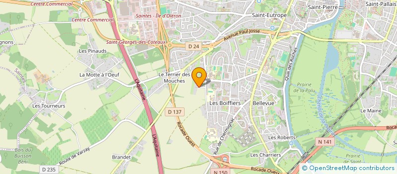 localisation de l'entreprise WELHOME  SAINTES