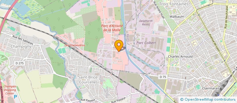 localisation de l'entreprise WELI TRANSPORTS  SAINT-BRICE-COURCELLES