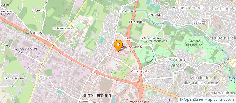 localisation de l'entreprise WELIOM PARTNERS à SAINT-HERBLAIN