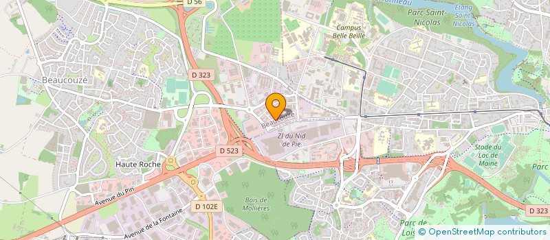 localisation de l'entreprise WELKO  ANGERS
