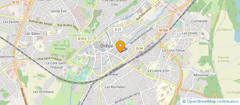 localisation de l'entreprise WELL 4 MUSIC à DREUX
