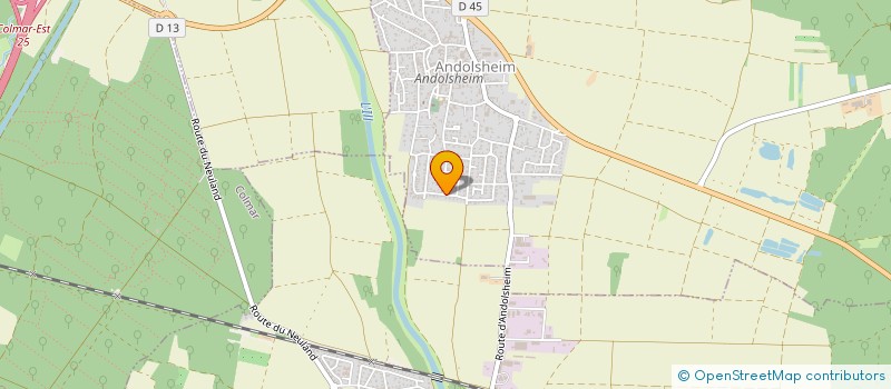 localisation de l'entreprise WELL B  ANDOLSHEIM