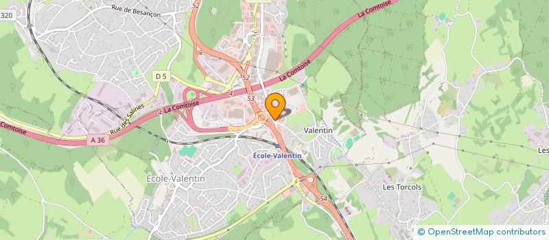 localisation de l'entreprise WELL BE AND FLOWER à ECOLE-VALENTIN