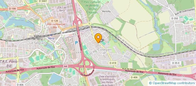 localisation de l'entreprise WELL'CLIM  ROISSY-EN-BRIE