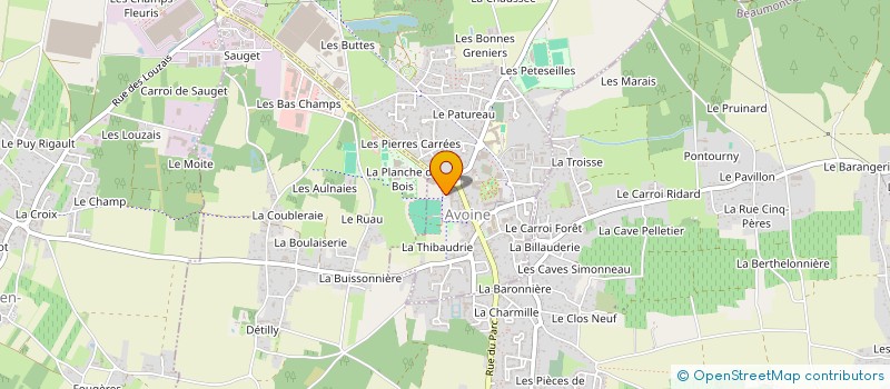 localisation de l'entreprise WELL CO M WORK à AVOINE