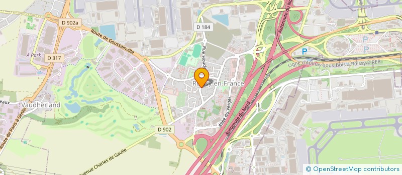 localisation de l'entreprise WELL'COM REAL ESTATE  ROISSY-EN-FRANCE