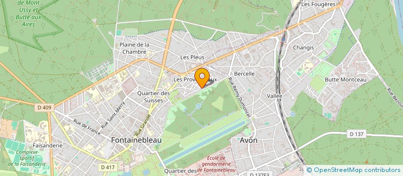localisation de l'entreprise WELL DEV à FONTAINEBLEAU