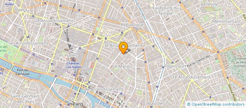 localisation de l'entreprise WELL DONE à PARIS
