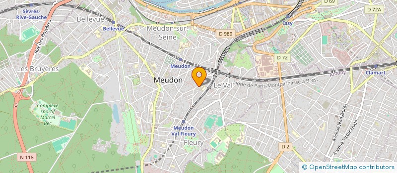 localisation de l'entreprise WELL DONE COMPANY  MEUDON