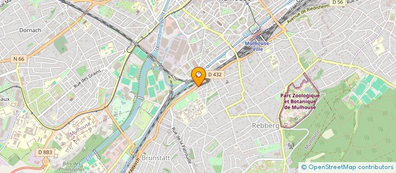 localisation de l'entreprise WELL ESTETICA  MULHOUSE