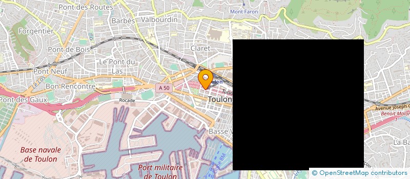 localisation de l'entreprise WELL ET MAR  TOULON